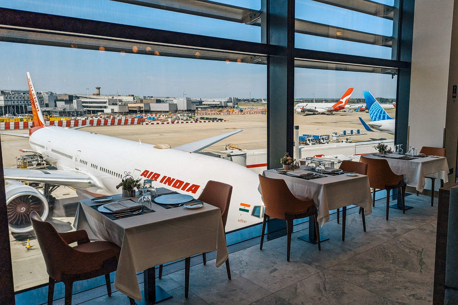 view from dining area