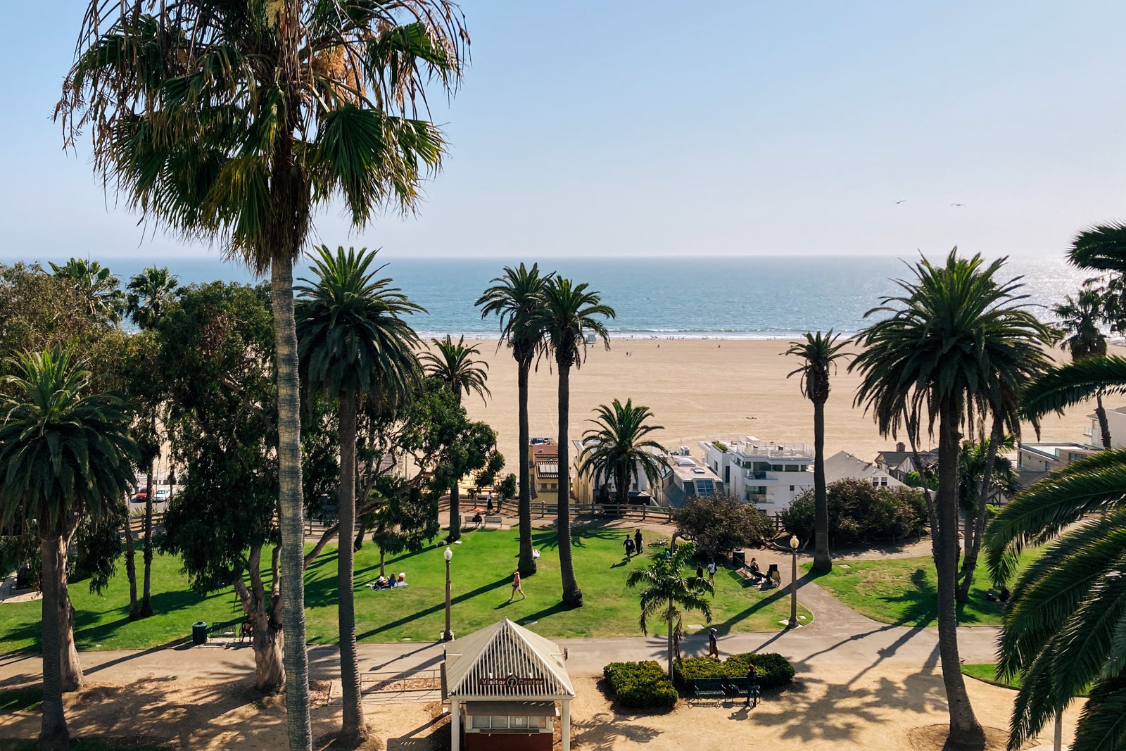 The view from The Georgian Hotel in Santa Monica, California