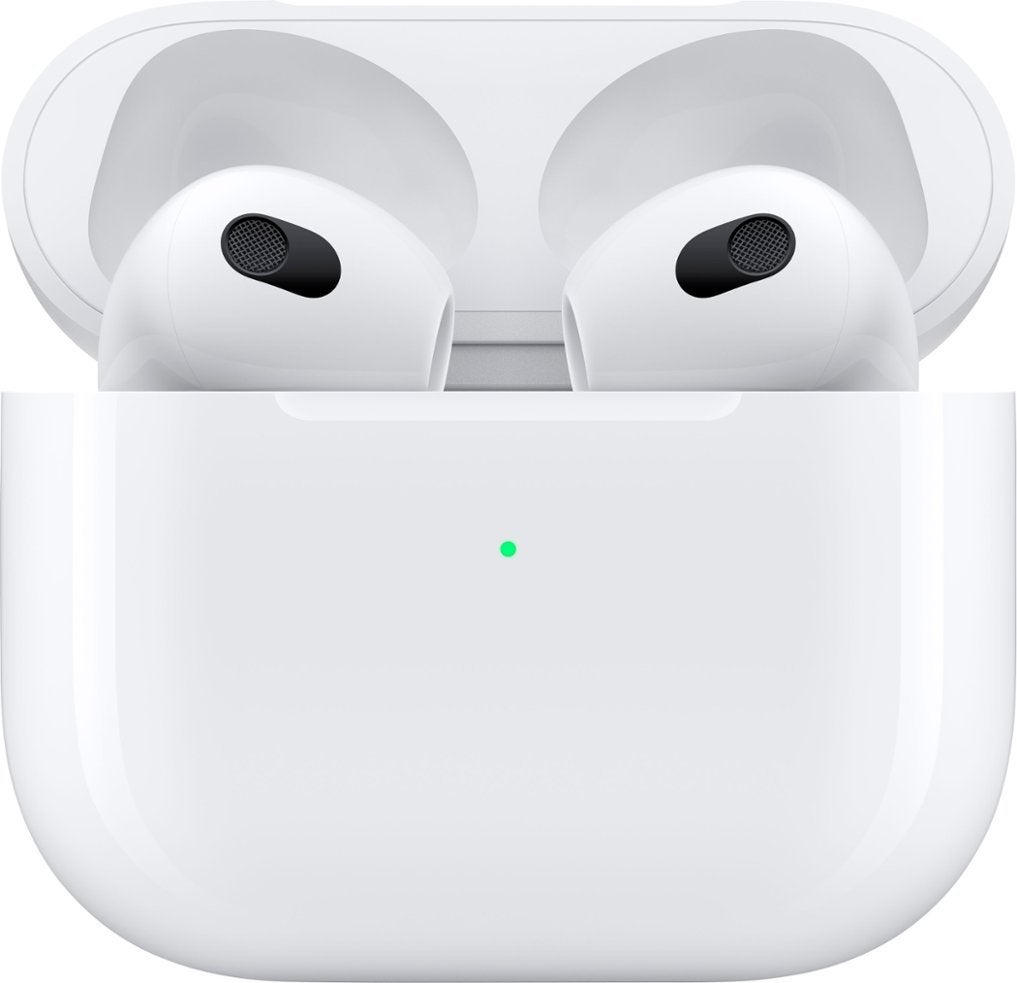 Apple - AirPods (3rd generation) with Lightning Charging Case in white