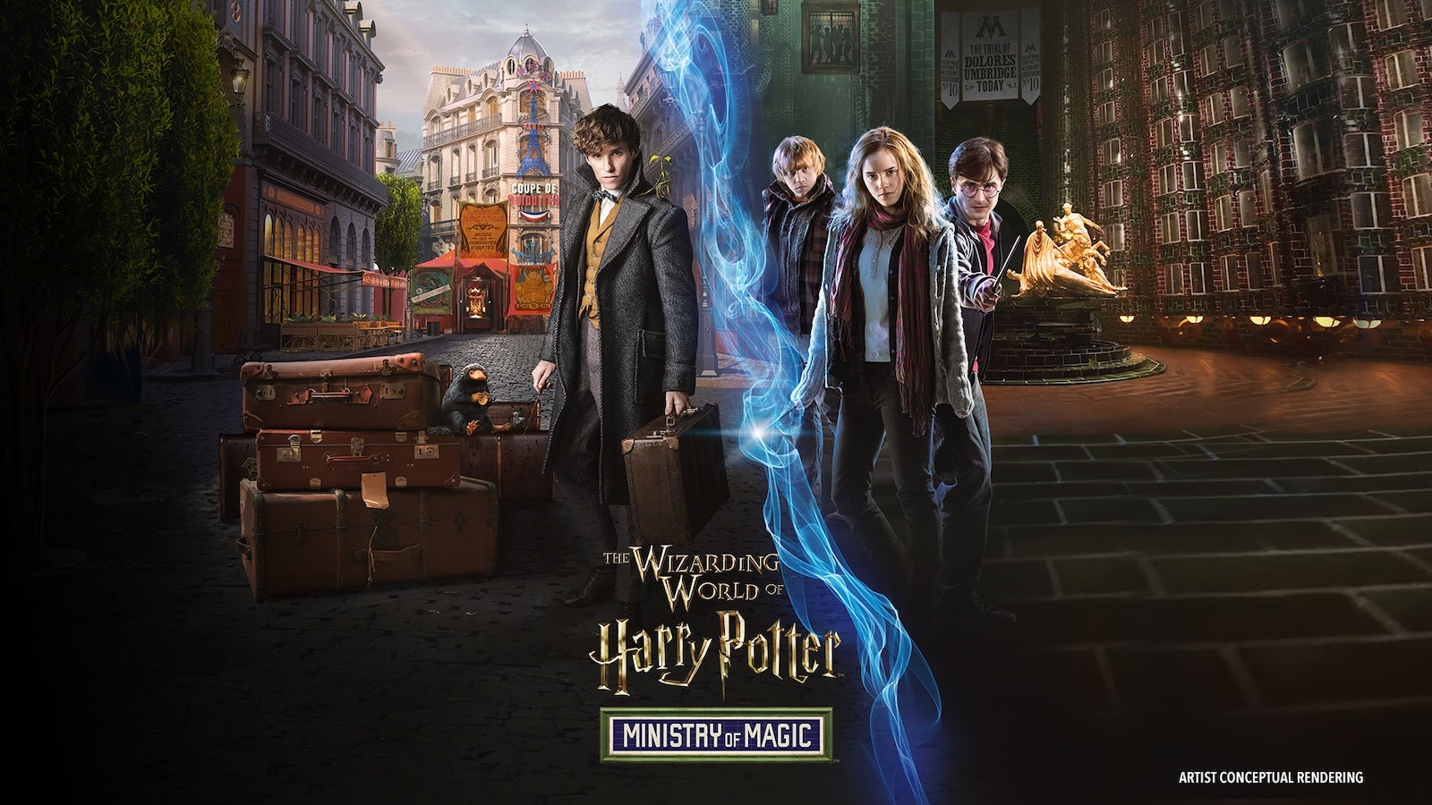 Promotional poster for The Wizarding World of Harry Potter, Ministry of Magic