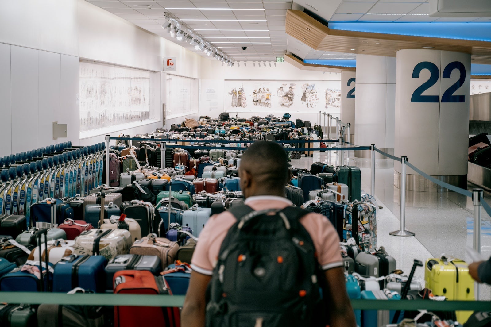 pile of luggage