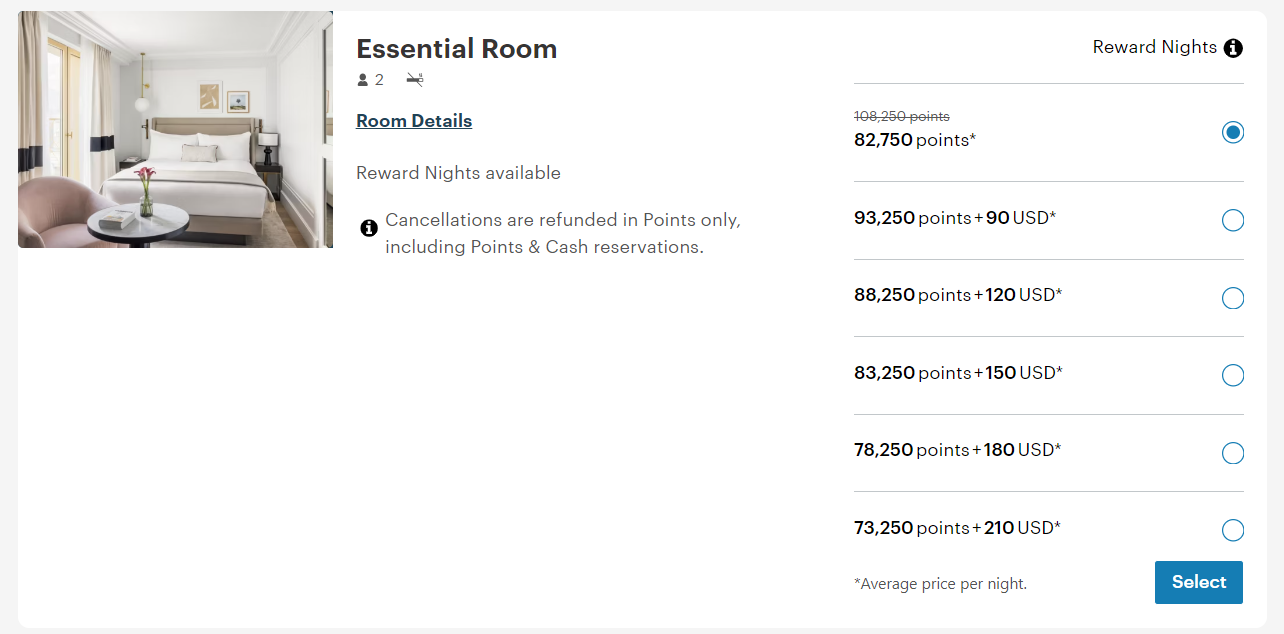 Redeeming IHG points