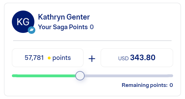 Cash and points cost of a roundtrip flight from New York City to Reykjavik, Iceland Icelandair 