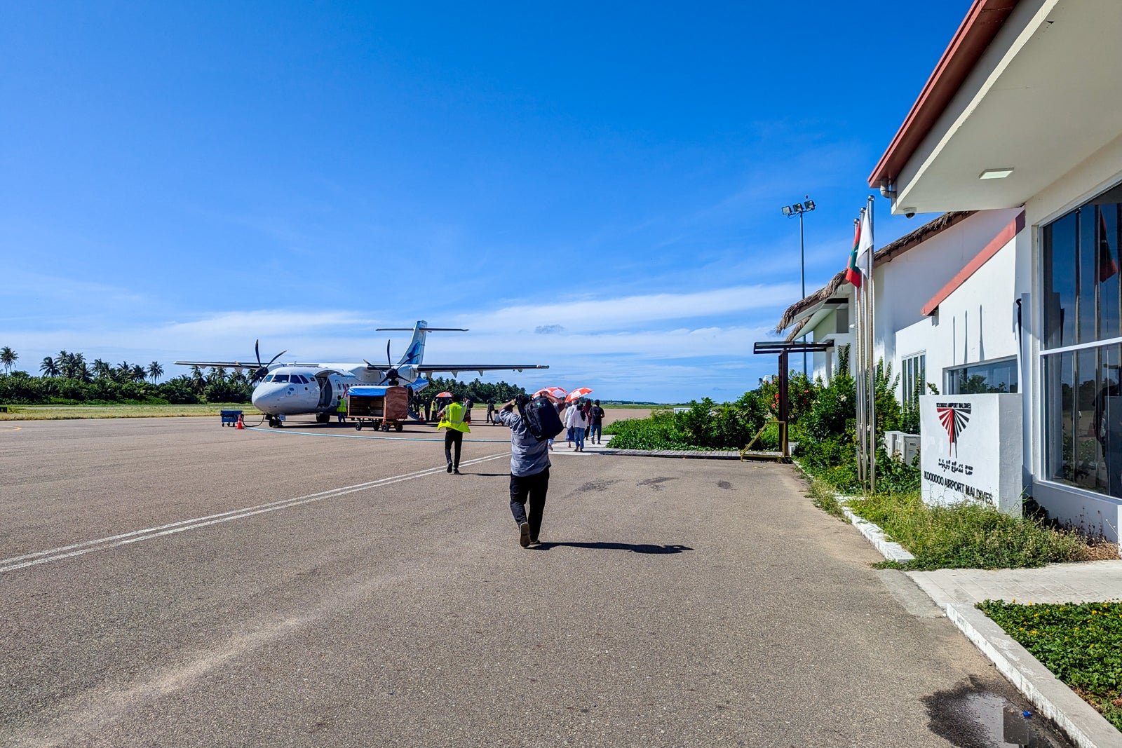 Kooddoo Airport in the Maldives