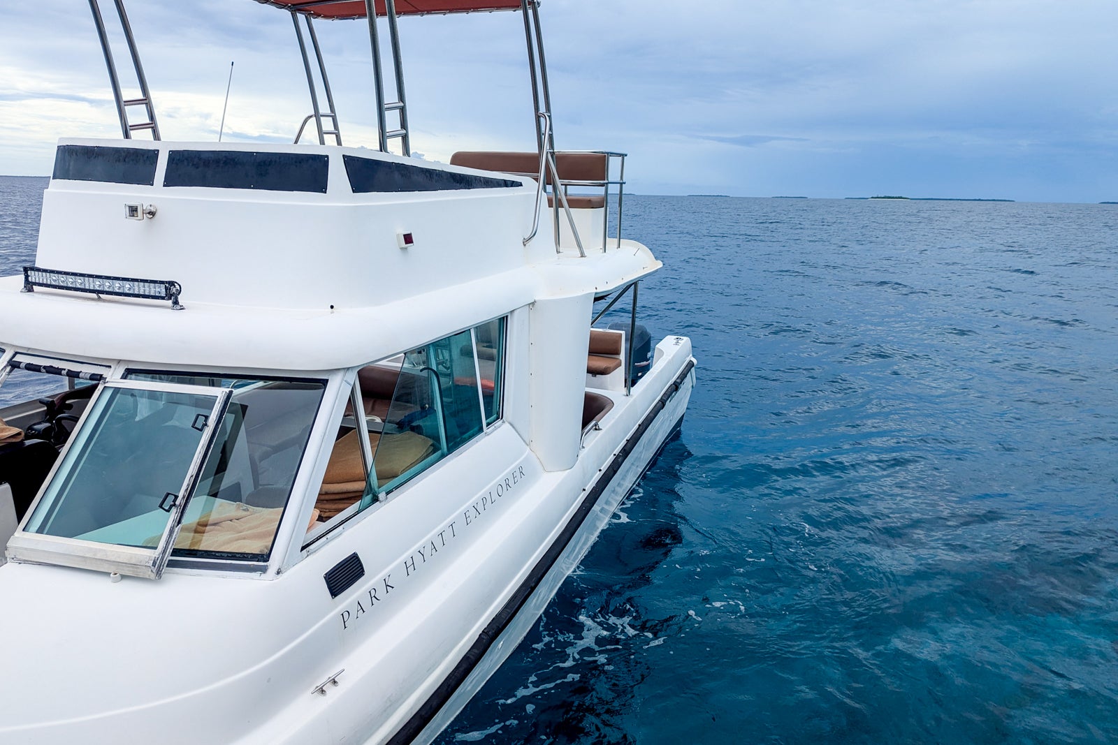 Park Hyatt Maldives excursion boat