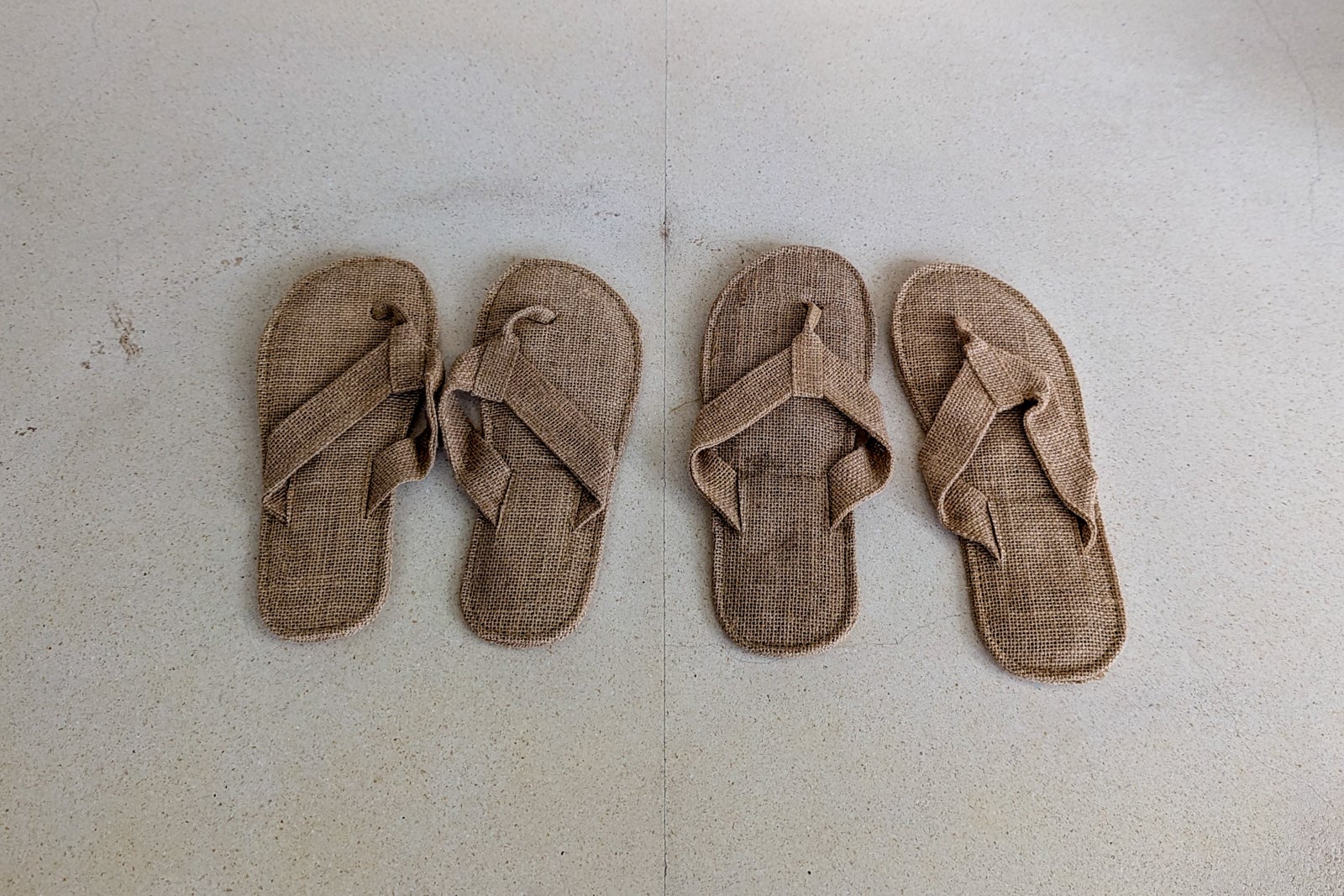 Park Hyatt Maldives overwater villa slippers