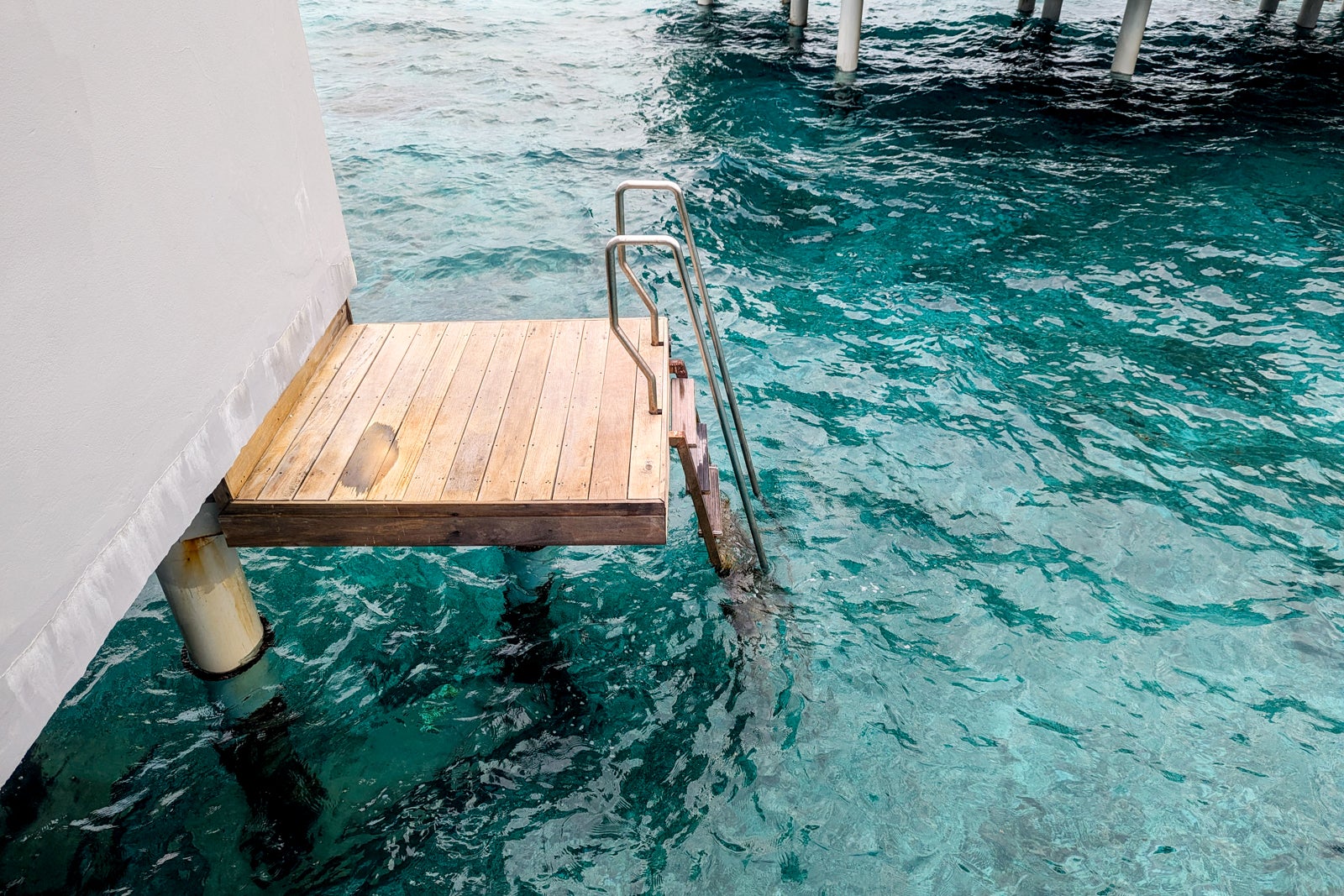 Park Hyatt Maldives overwater villa deck