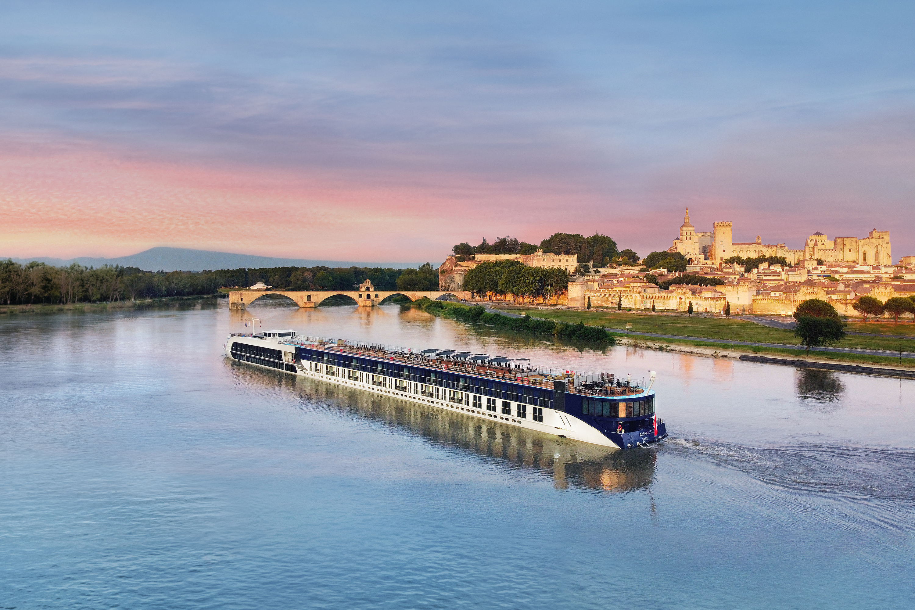 An AmaWaterways river ship