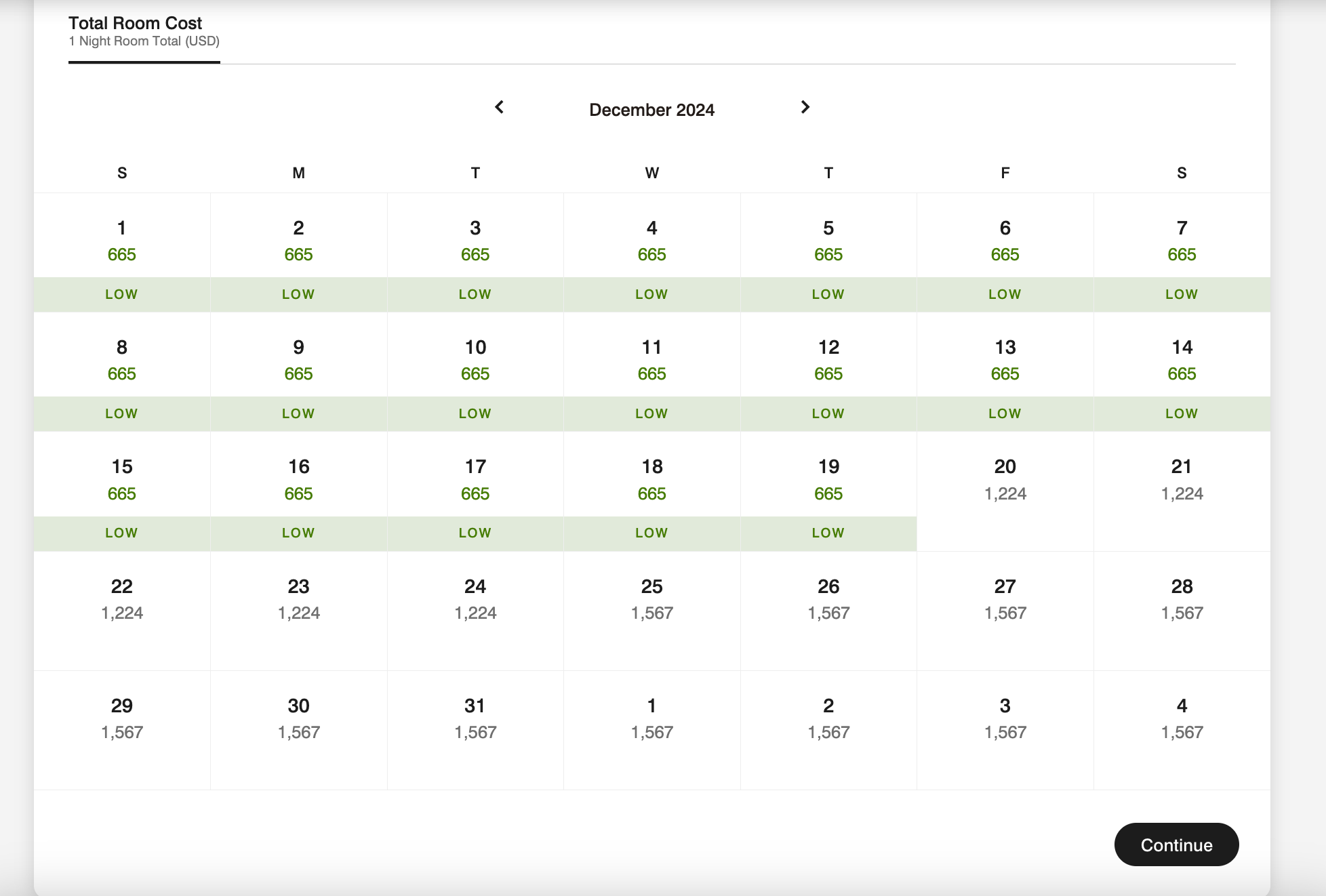 booking calendar