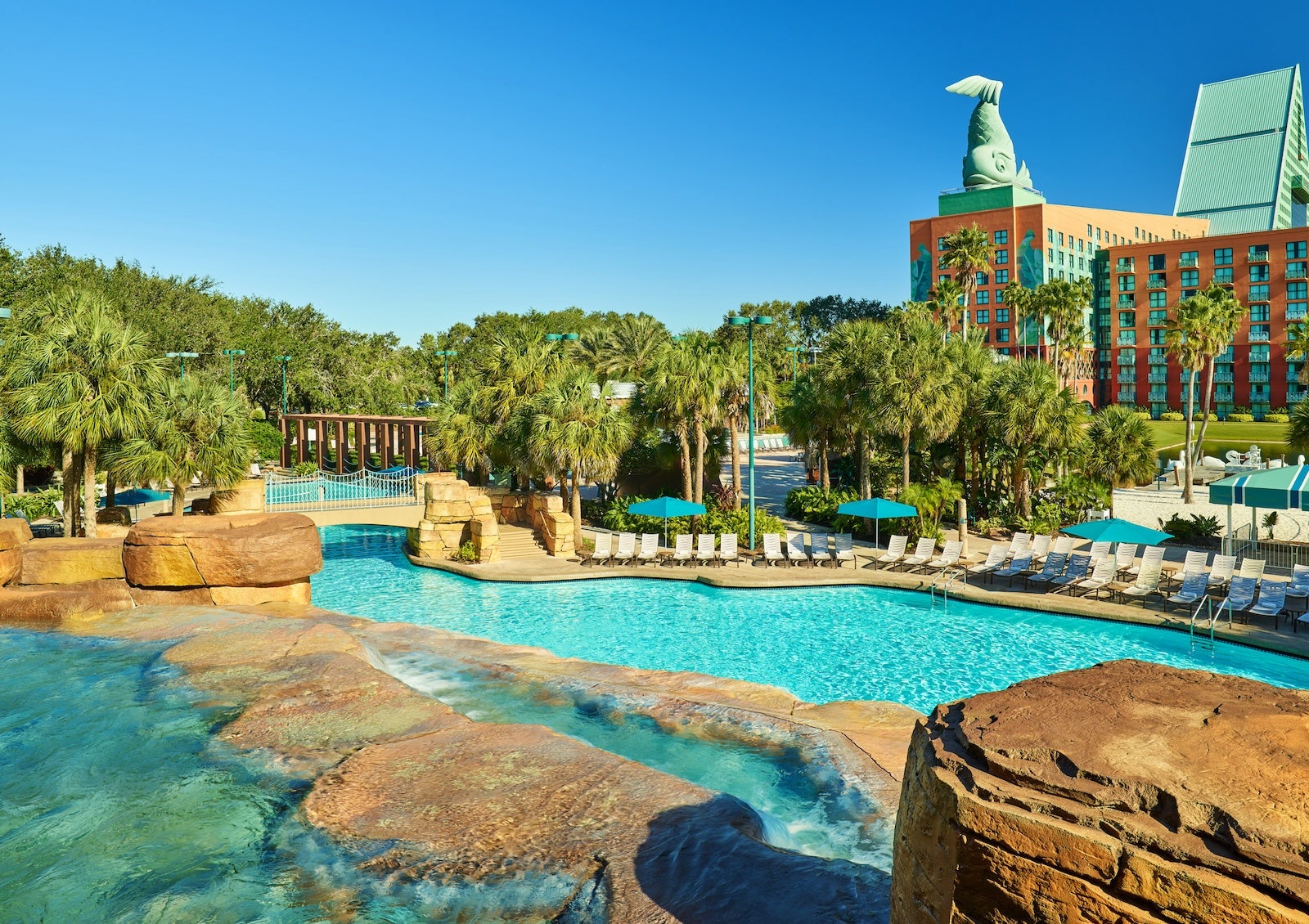 Walt Disney World Swan Grotto Pool.