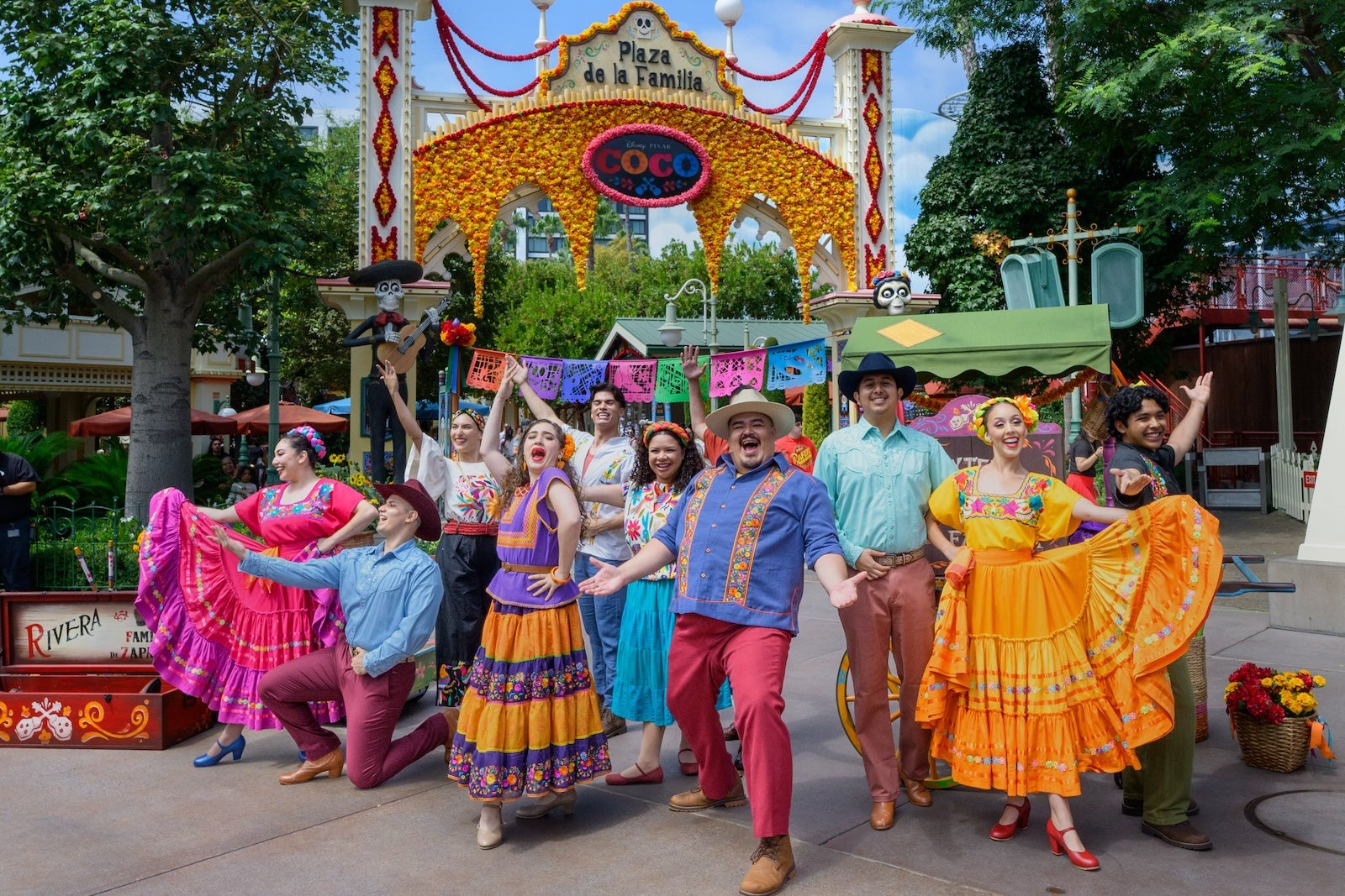 Plaza de la Familia at Disney California Adventure. 