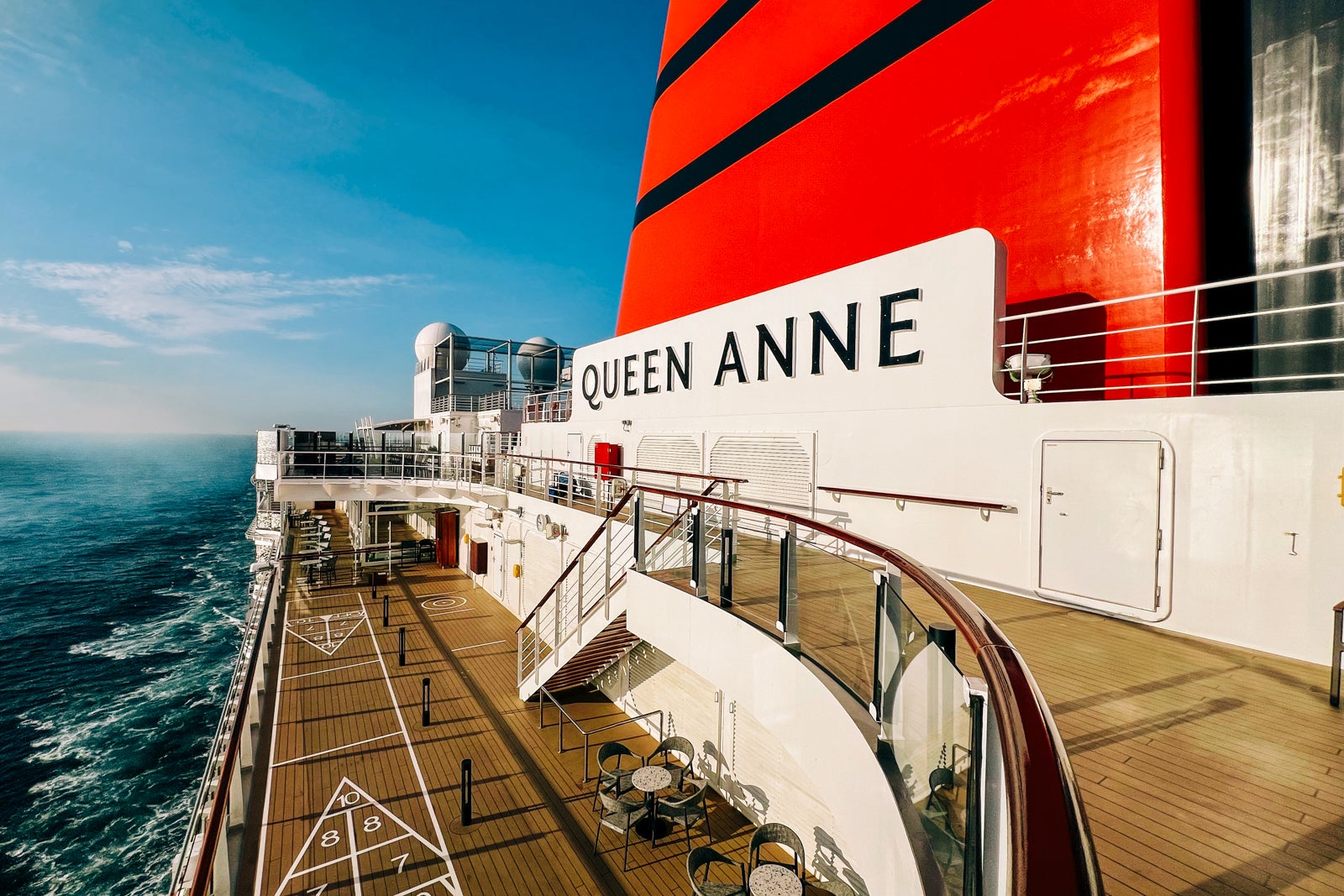 Cunard's Queen Anne at sea