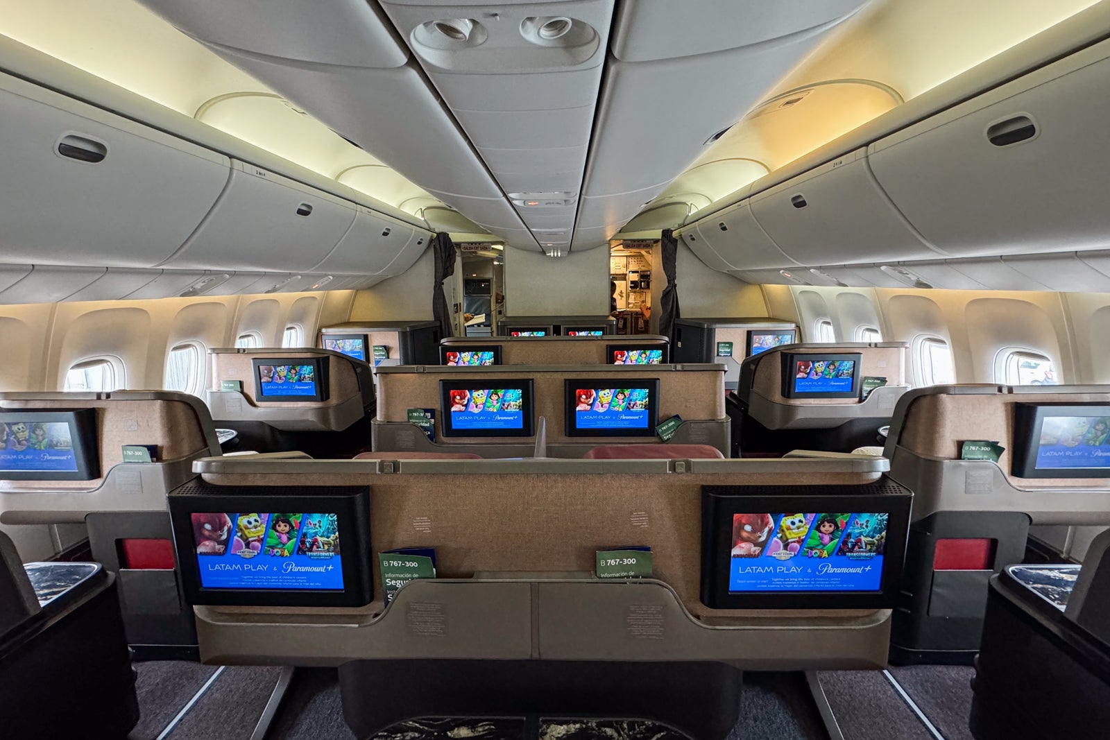 latam business class seat