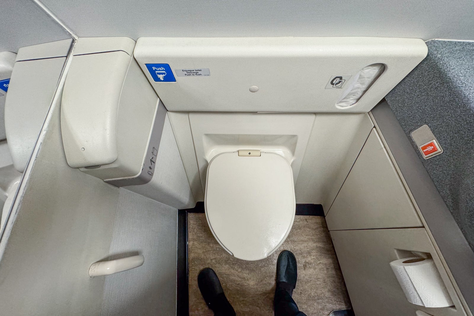 plane bathroom