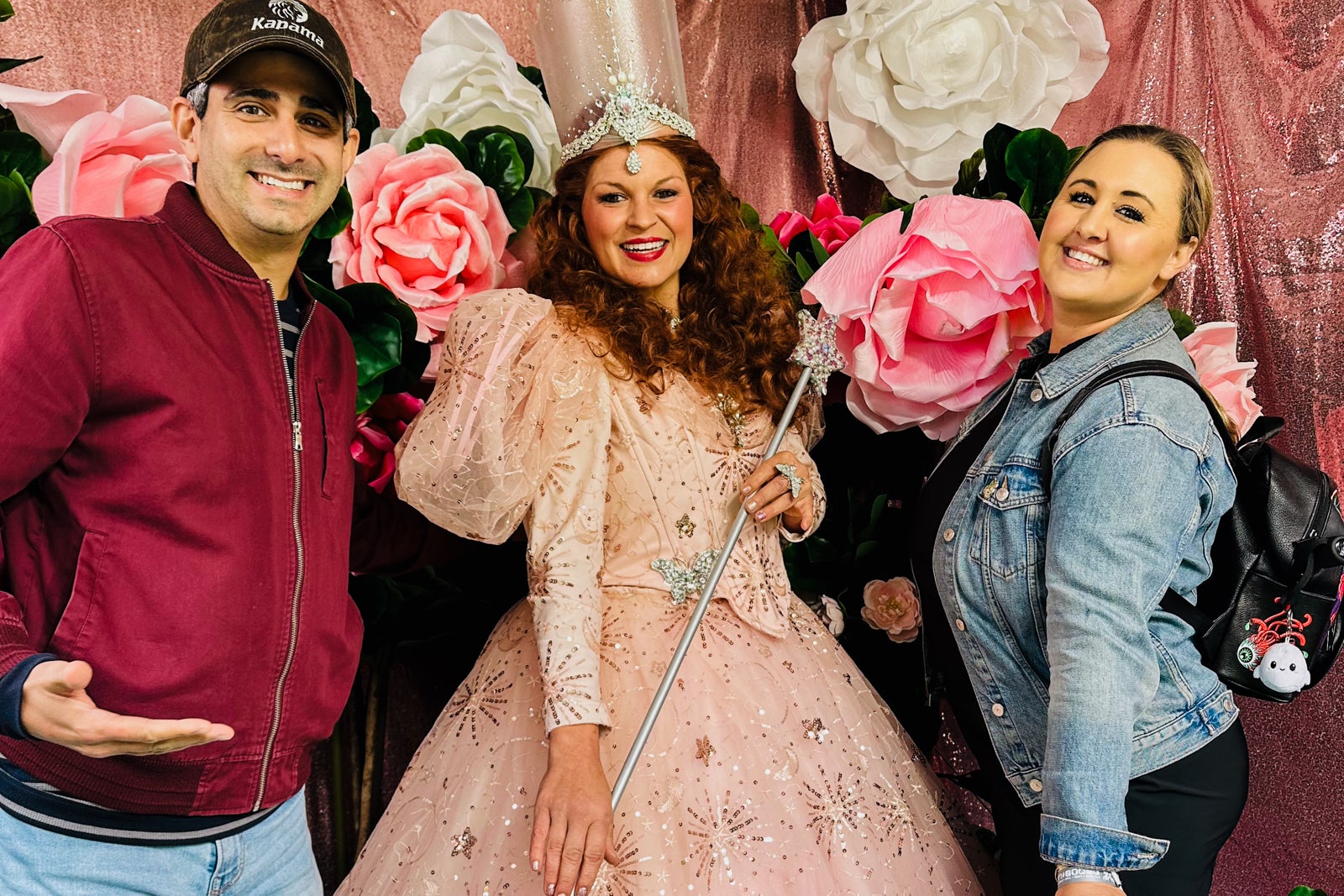 Character meet and greet with Glinda the Good Witch at the Land of Oz