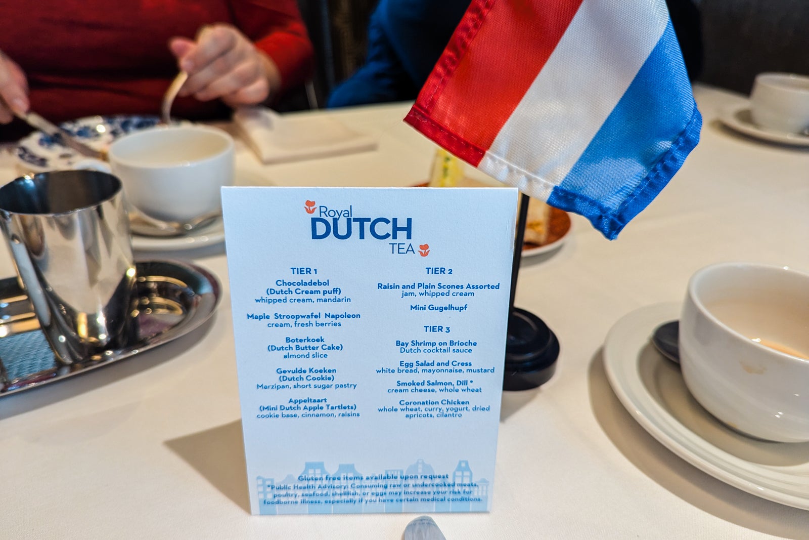 Royal Dutch Tea on Eurodam.