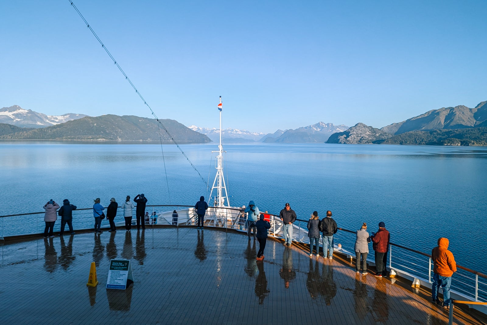 Eurodam in Glacier Bay.