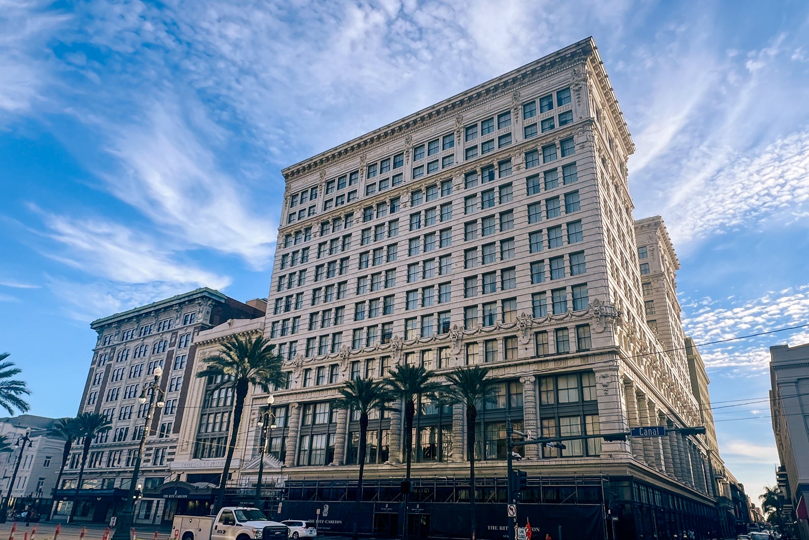 Exterior of the Ritz Carlton New Orleans