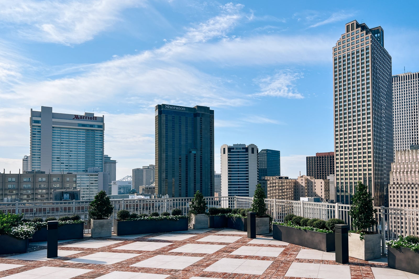 New Orleans skyline of the Ritz Carlton New Orleans