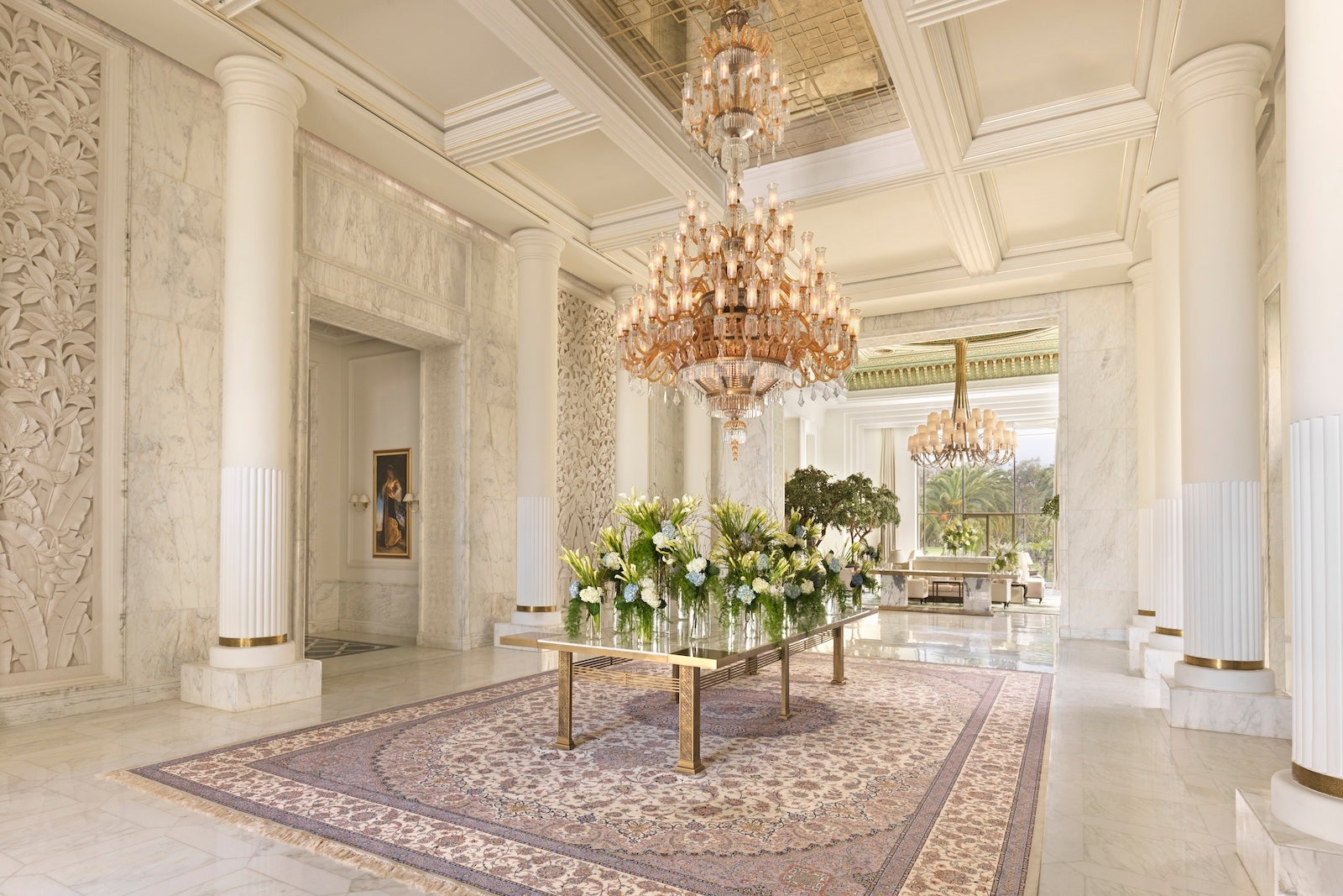 The lobby of The Ritz-Carlton Rabat, Dar Es Salam