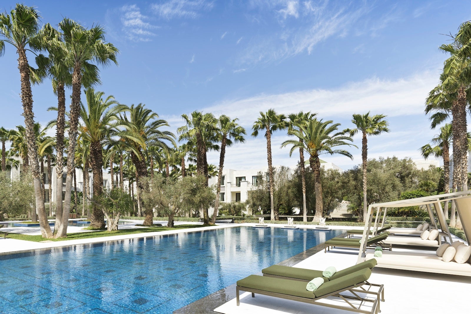 The pool of The Ritz-Carlton Rabat, Dar Es Salam