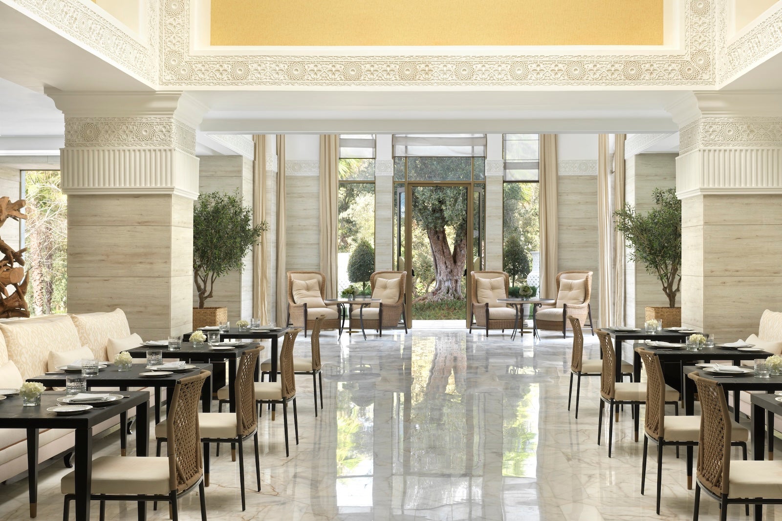 The lobby of The Ritz-Carlton Rabat, Dar Es Salam