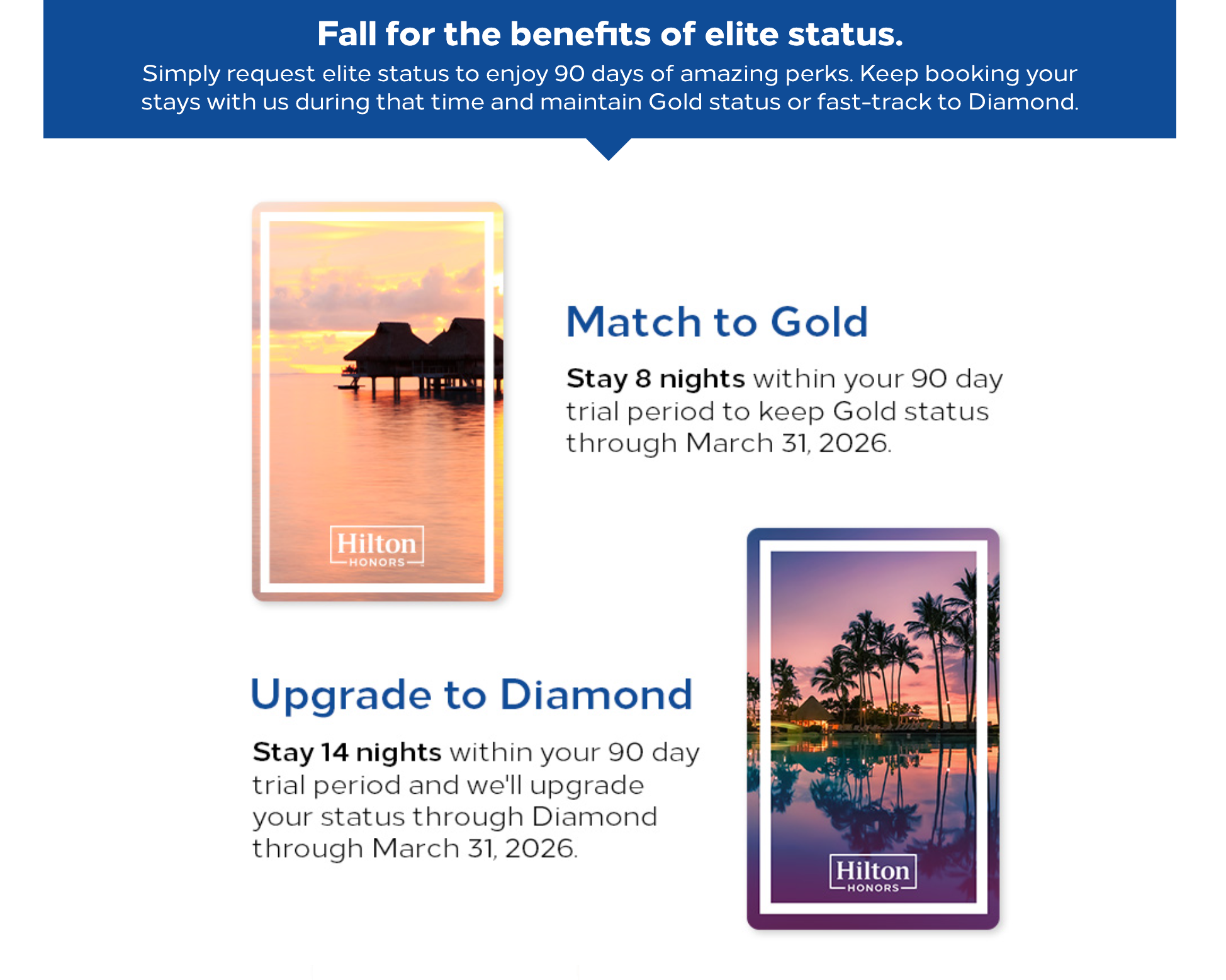 Screenshot of Marriott Fall benefits of elite status