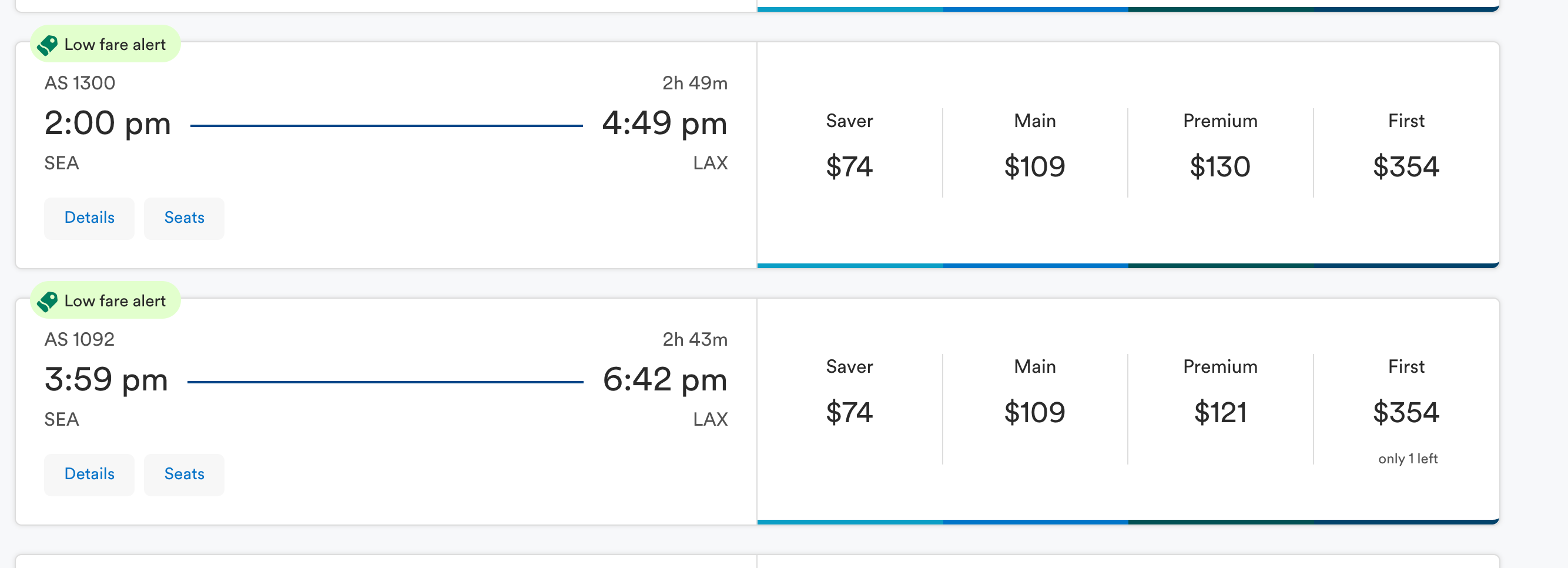 Booking via the Alaska All Access page.