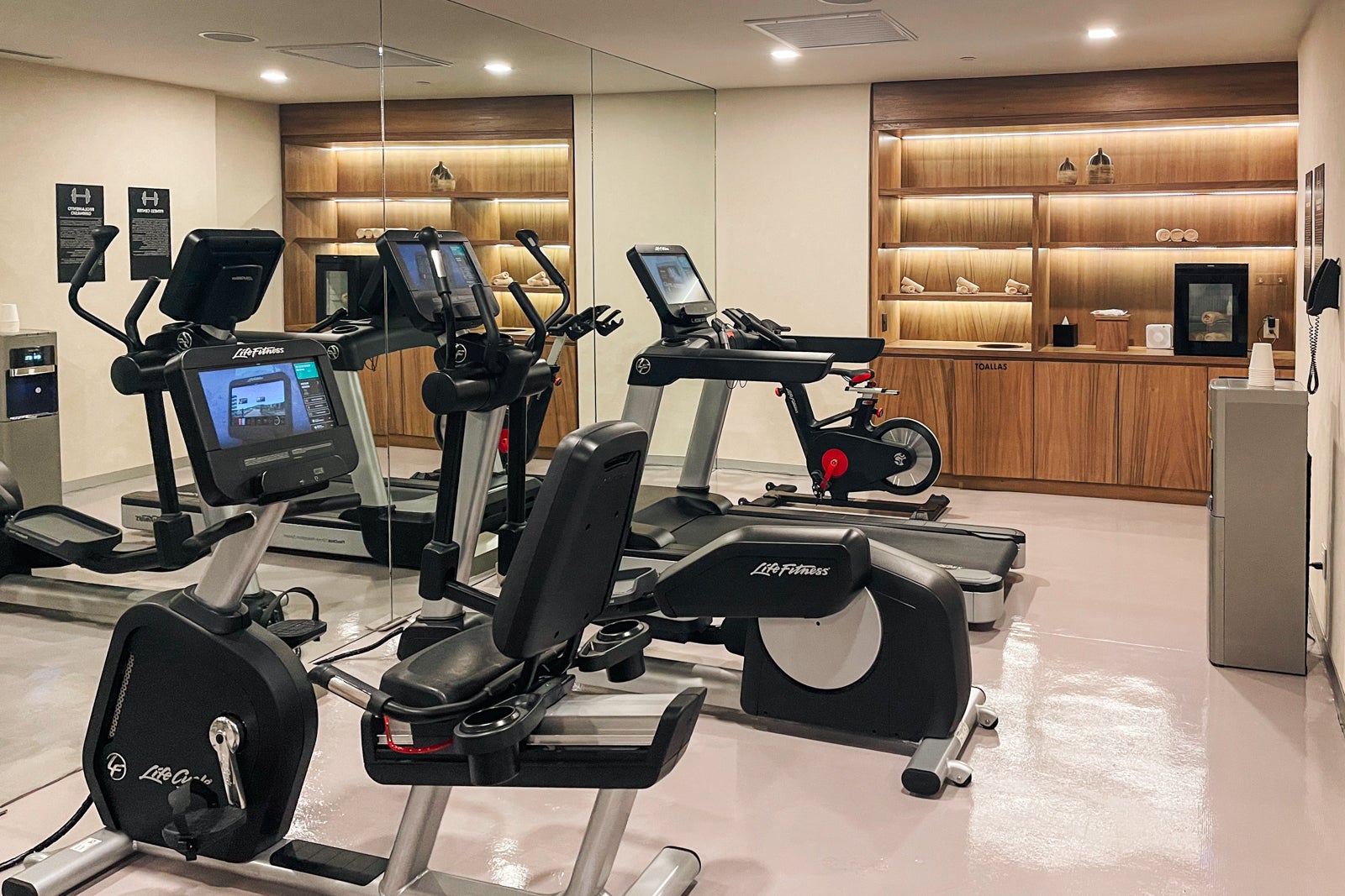 exercise gear at Numu Boutique Hotel San Miguel de Allende fitness center