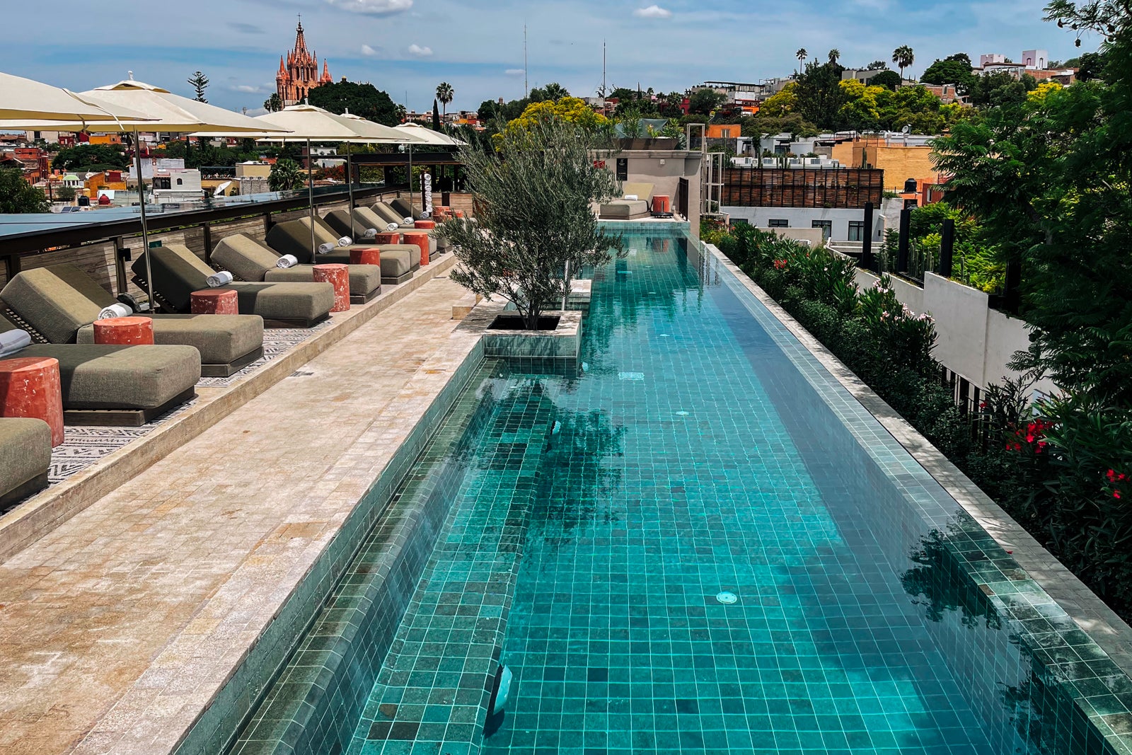 Numu's rooftop pool - San Miguel de Allende, Mexico