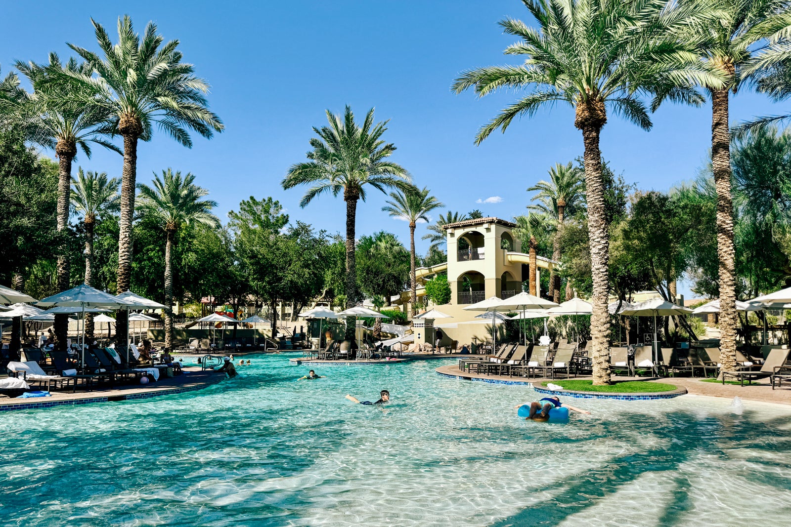 pool at the hotel