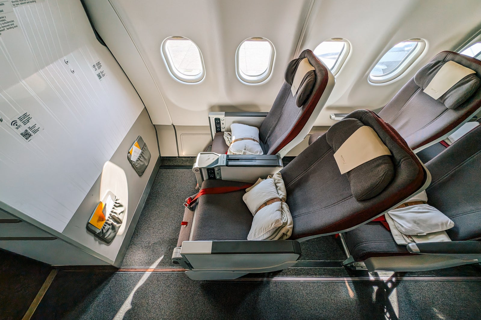 premium economy seat