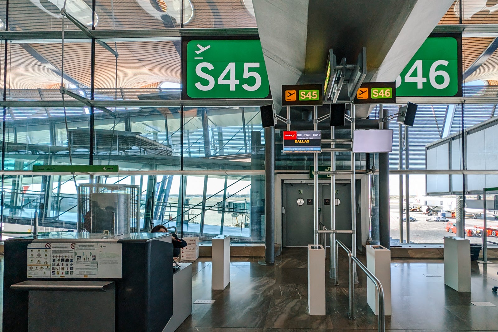 gate at airport