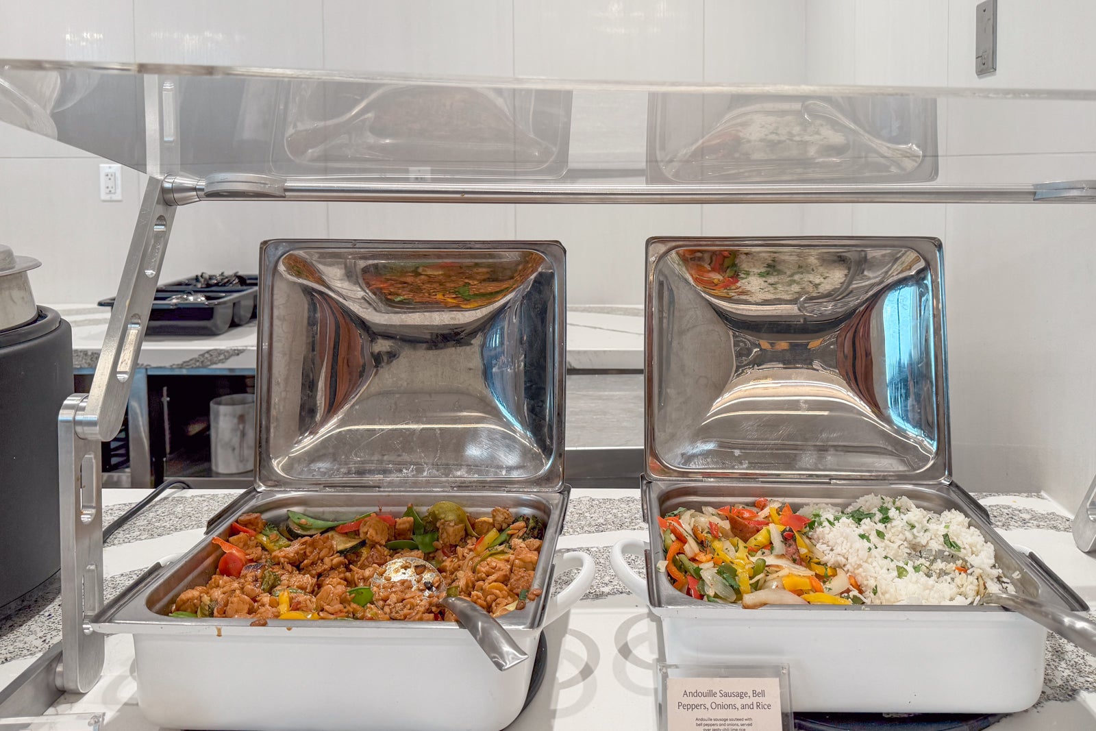 Food offerings at The Club.