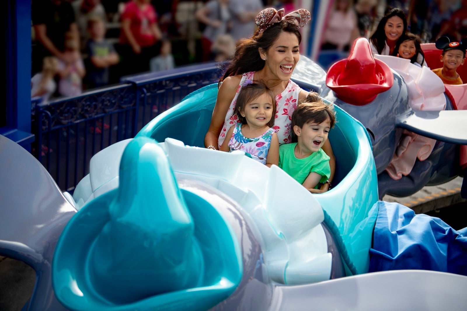 Dumbo the Flying Elephant at Disneyland Park in Anaheim, Calif. 