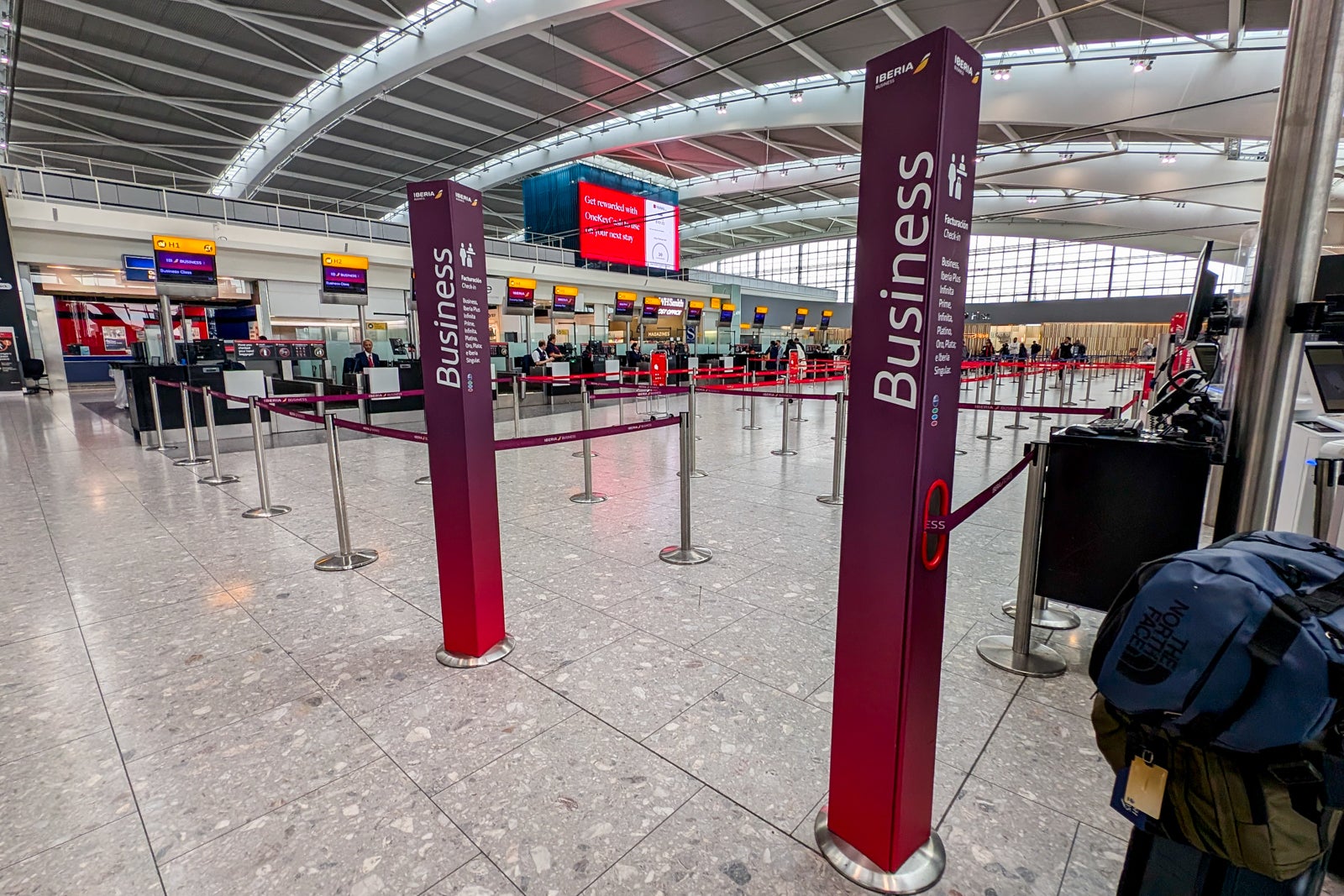 check in area iberia