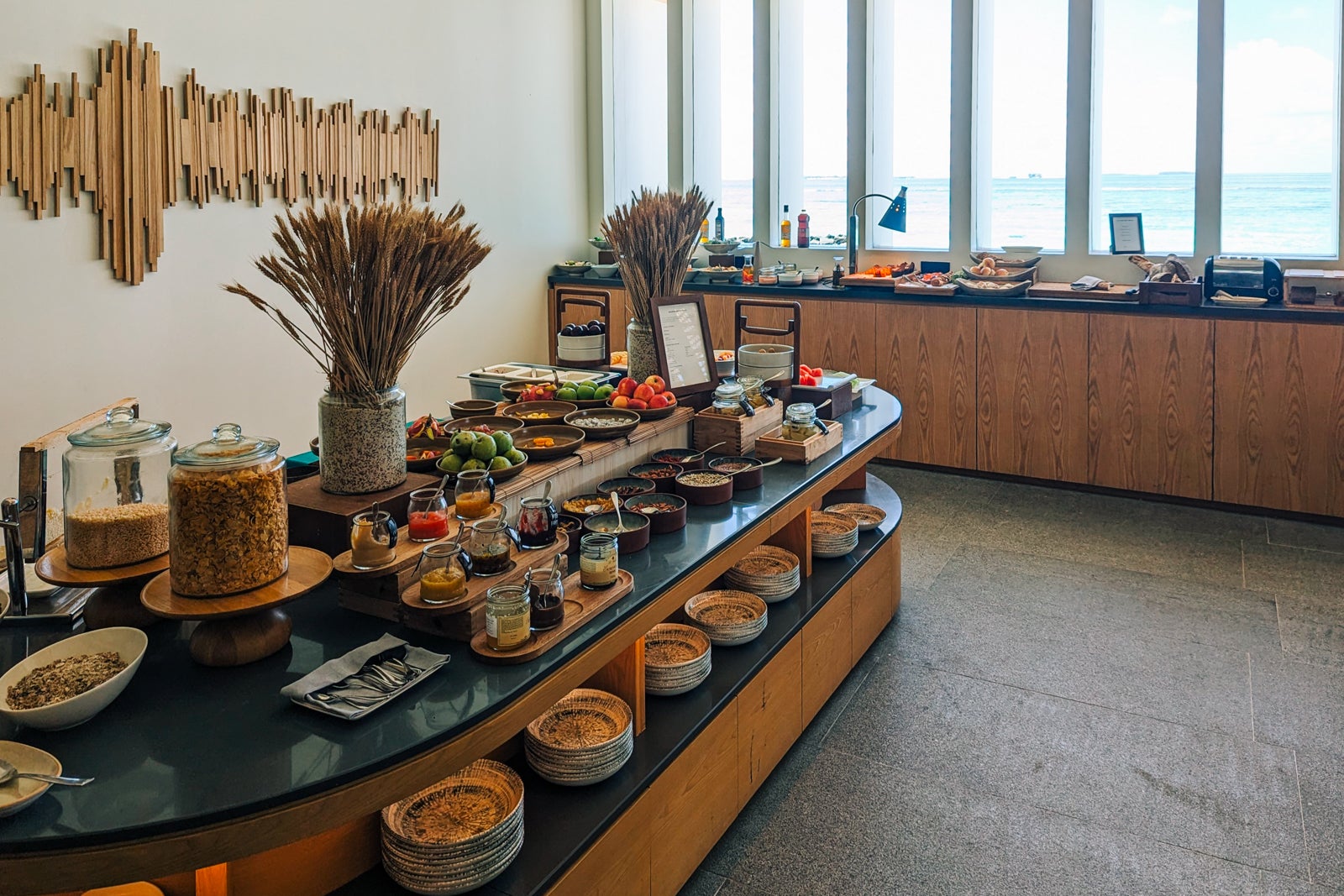 Alila Kothaifaru Maldives Seasalt breakfast buffet