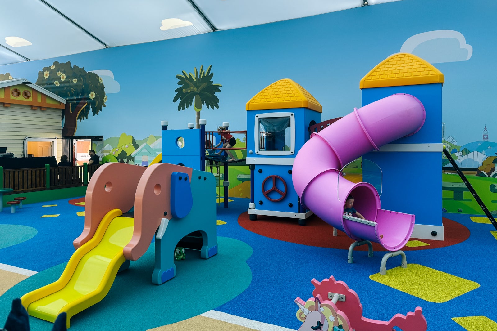 slides at Bluey’s World