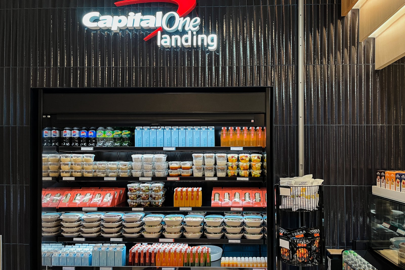 Capital One Landing lounge