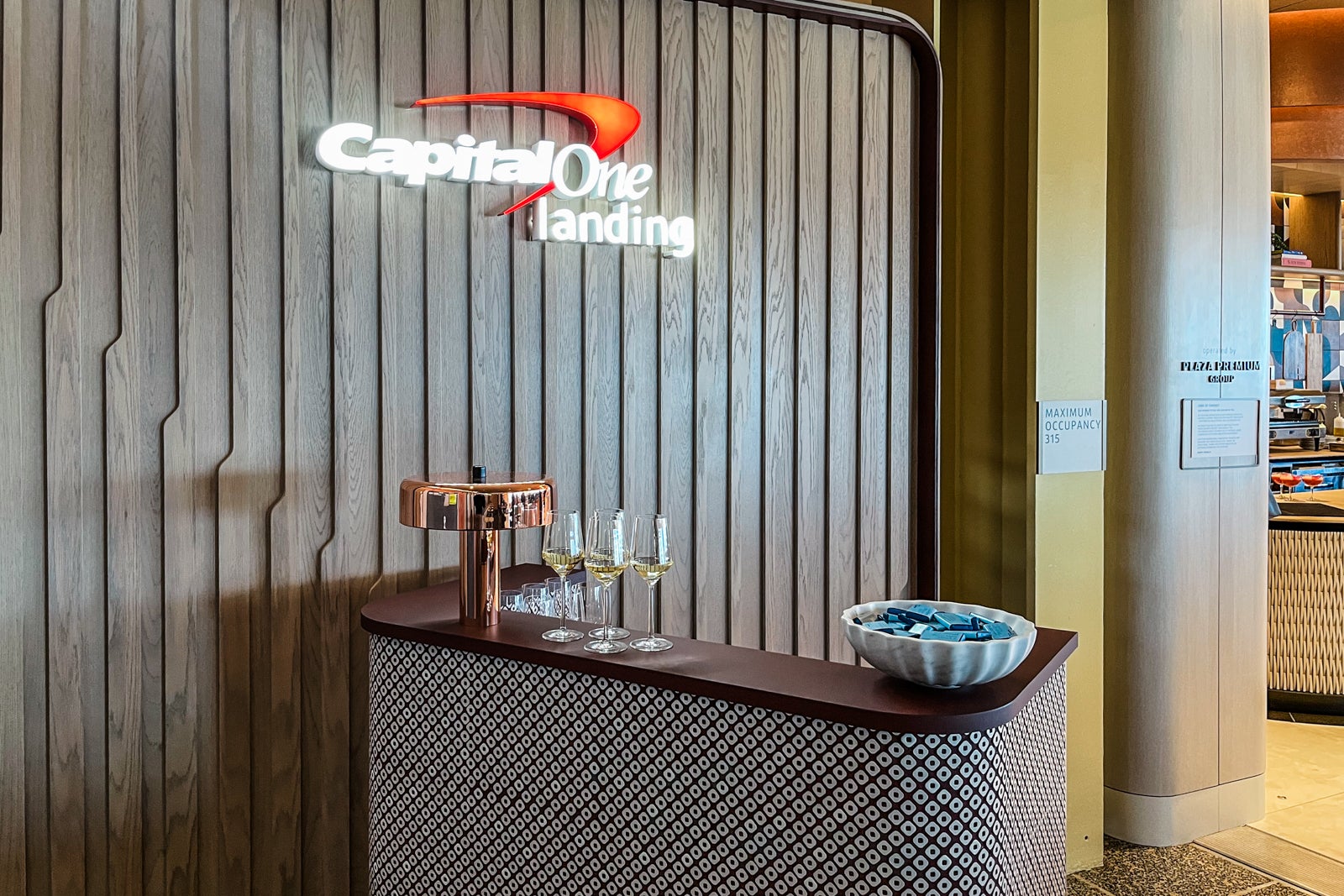 Capital One Landing lounge