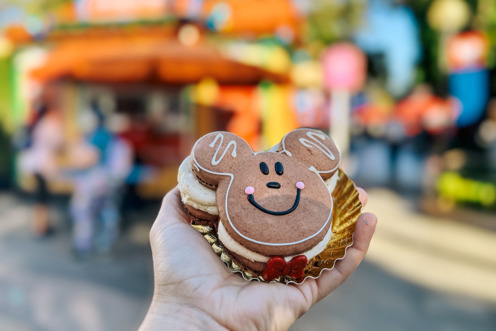 mickey shaped snack