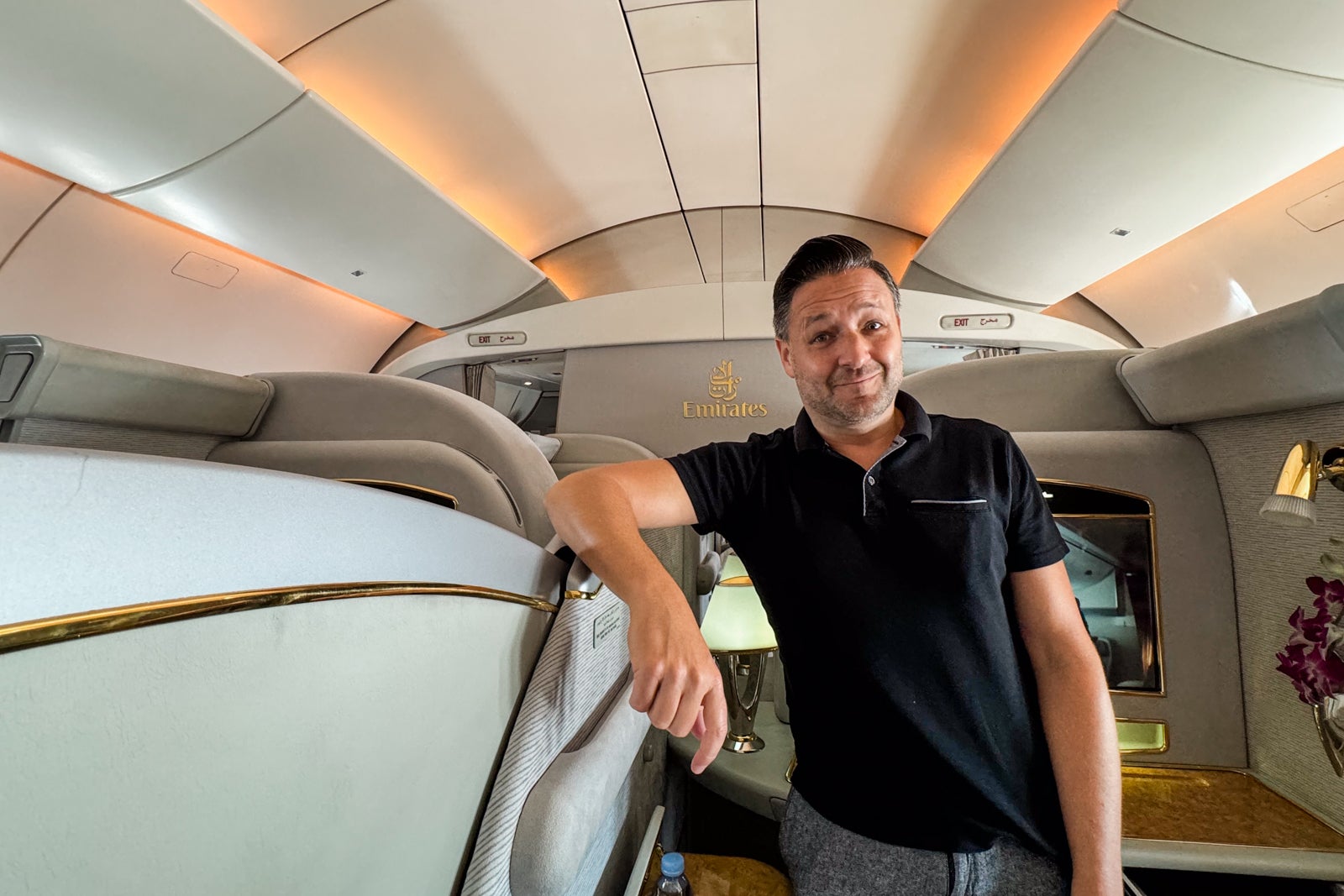 eric on a plane