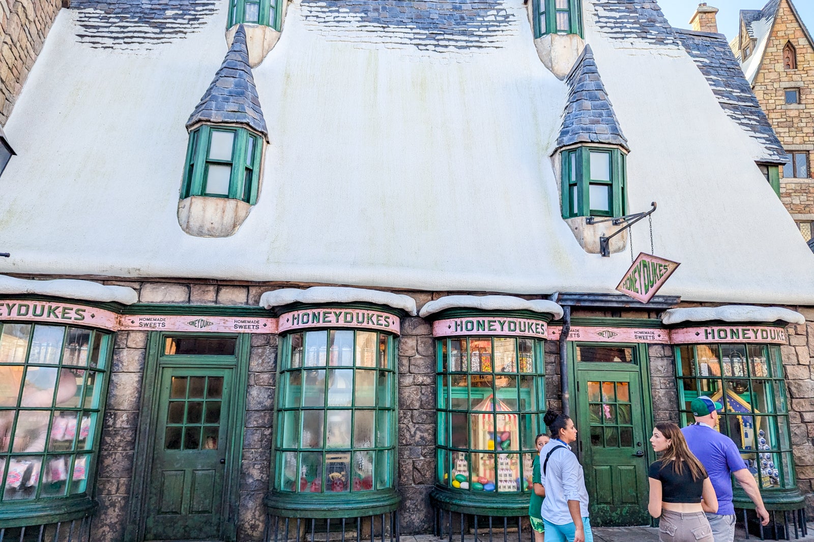 Honeydukes at Hogsmeade. 