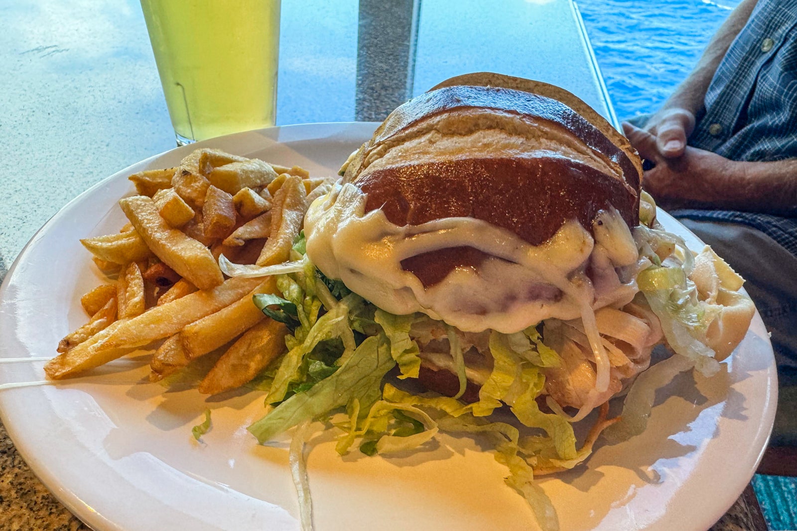 Guy's burger on Carnival Legend