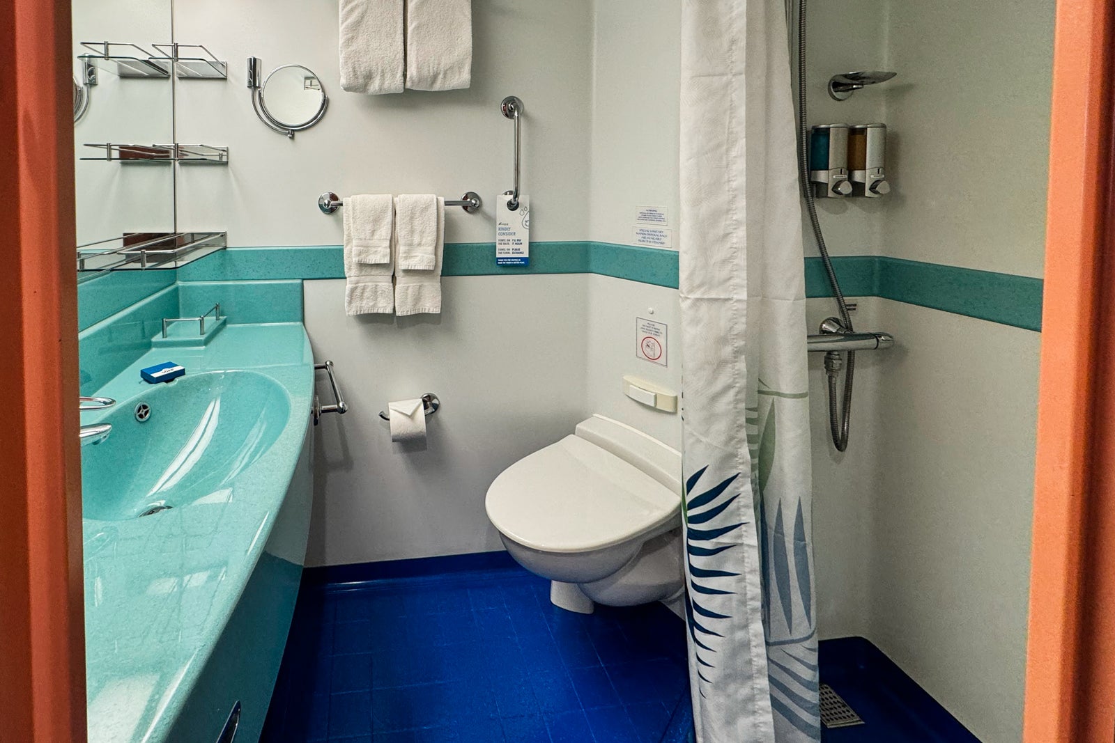 Bathroom on Carnival Legend