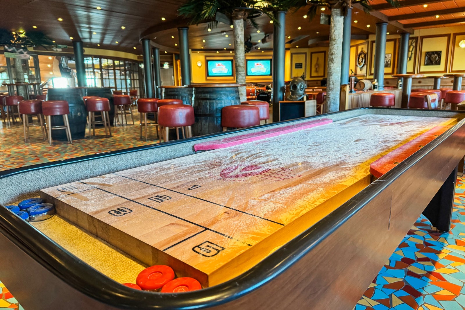 Shuffleboard on Carnival Legend