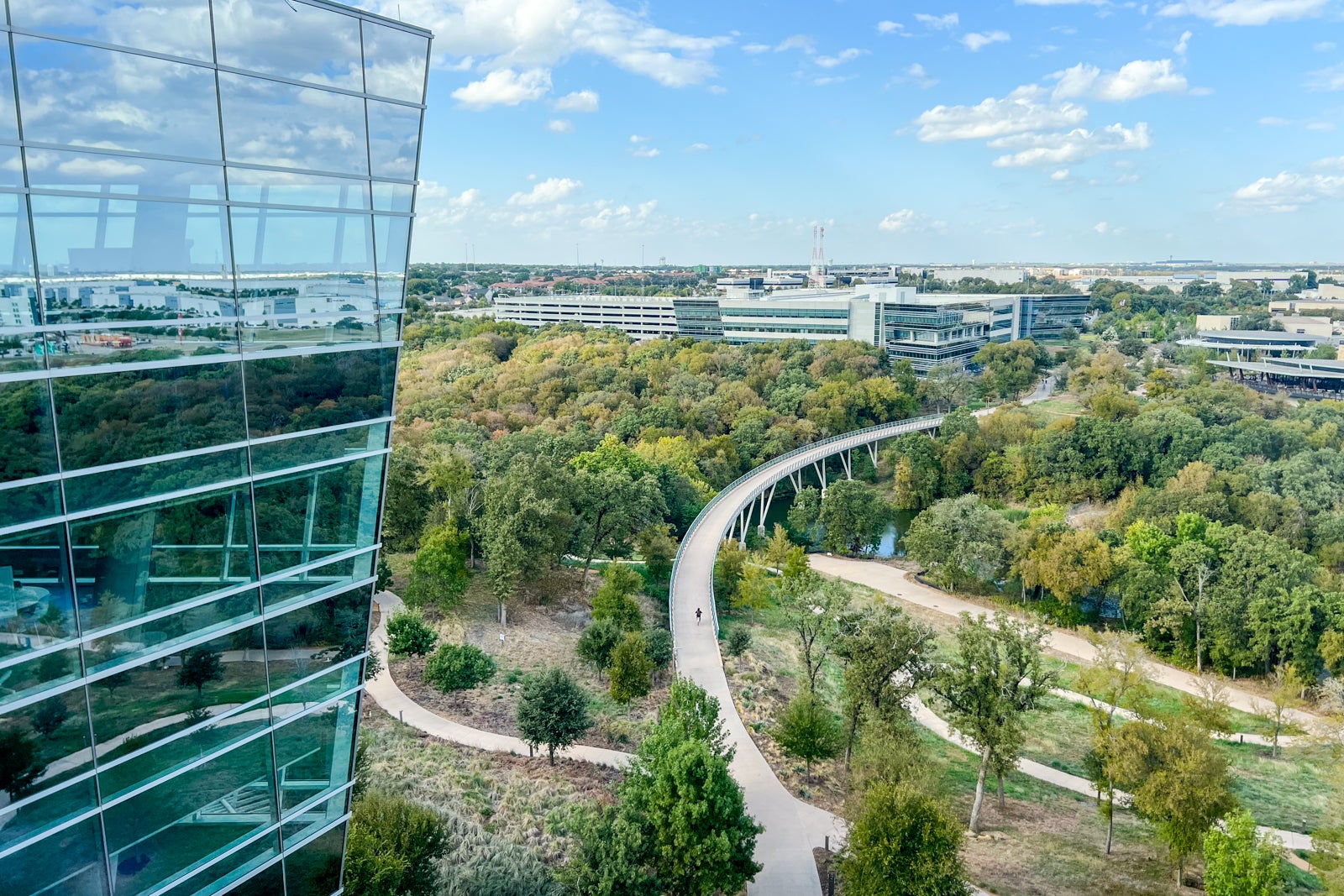 View from Skyview 8 at American Airlines' Fort Worth headquarters.