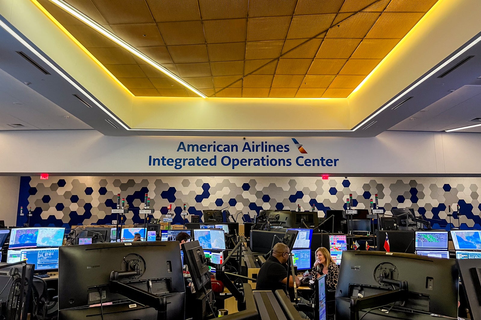 AA's Robert W Baker Intergrated Operations Center.