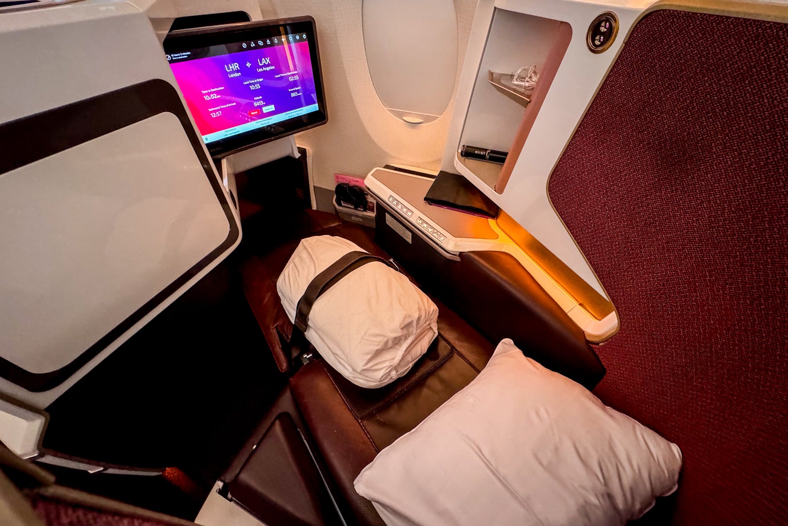 Virgin Atlantic cabin