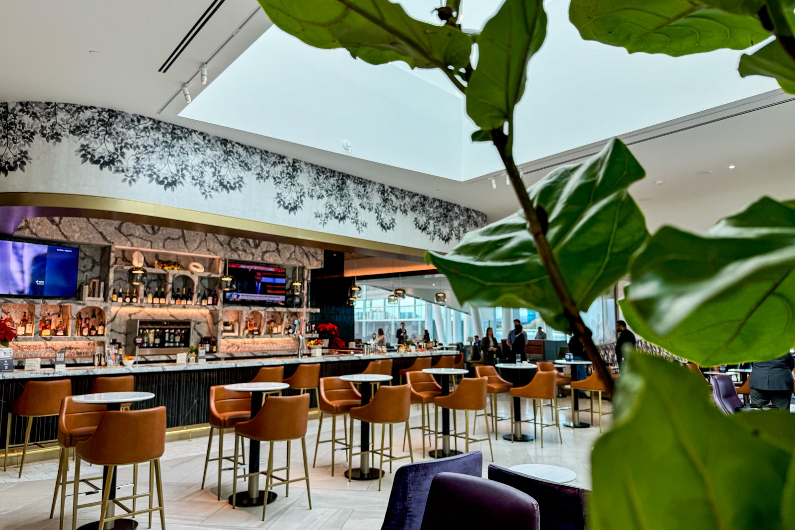 Delta's new Sky Club at Charlotte Douglas International Airport (CLT). 